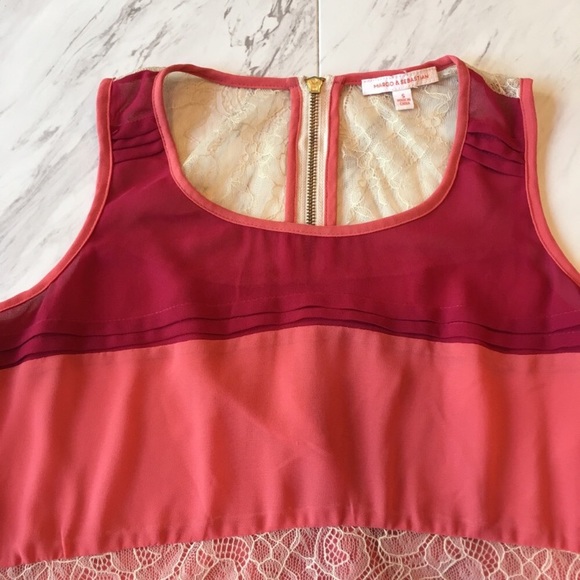Margo and Sebastian | Multi Tone Colored Lace Tank - Picture 4 of 8
